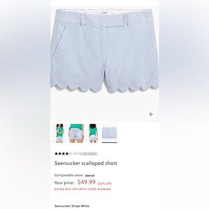 J.crew short new with tags size 0